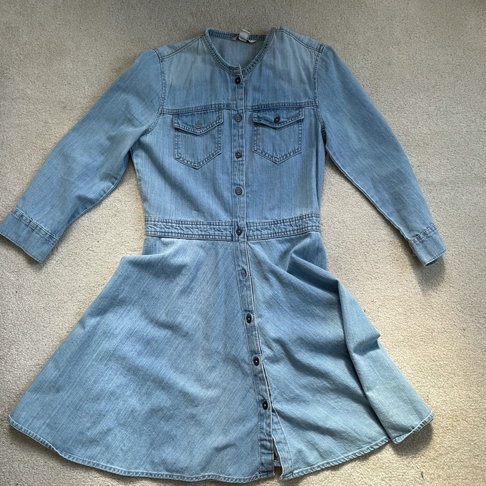 Button down Jean Dress
